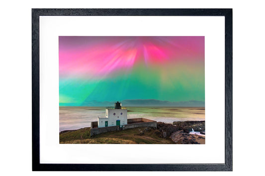 Bamburgh Lighthouse Aurora