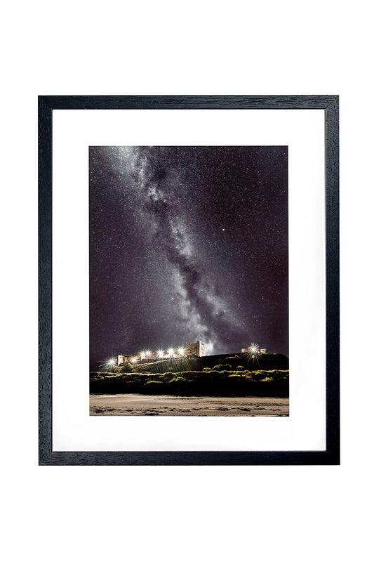 Bamburgh Castle Milky Way
