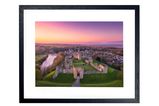 Warkworth Castle Sunset