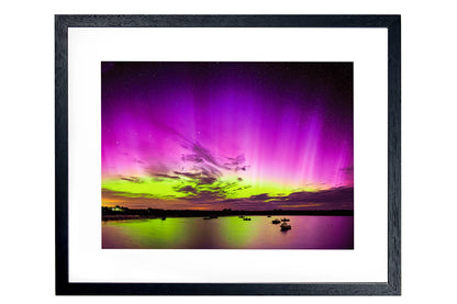 Holy Island Harbour Aurora