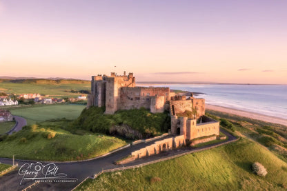 Bamburgh Castle at Sunrise