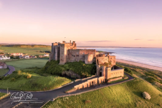 Bamburgh Castle at Sunrise