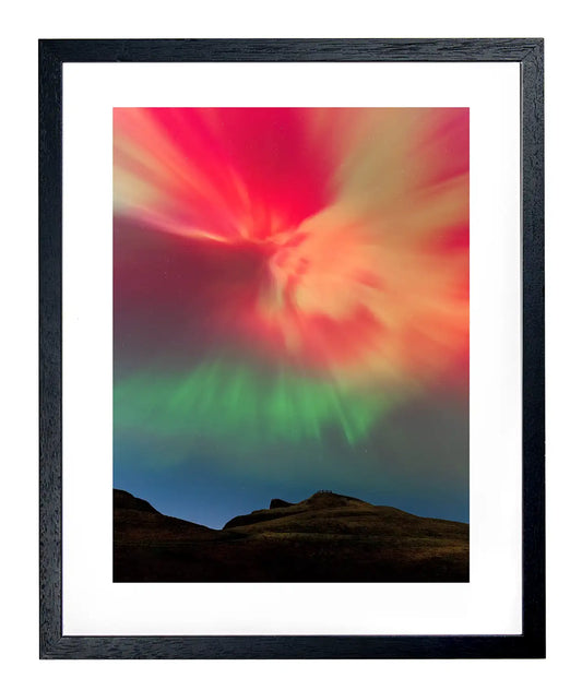 Northumberlandia Aurora  Silhouette-2 Portrait